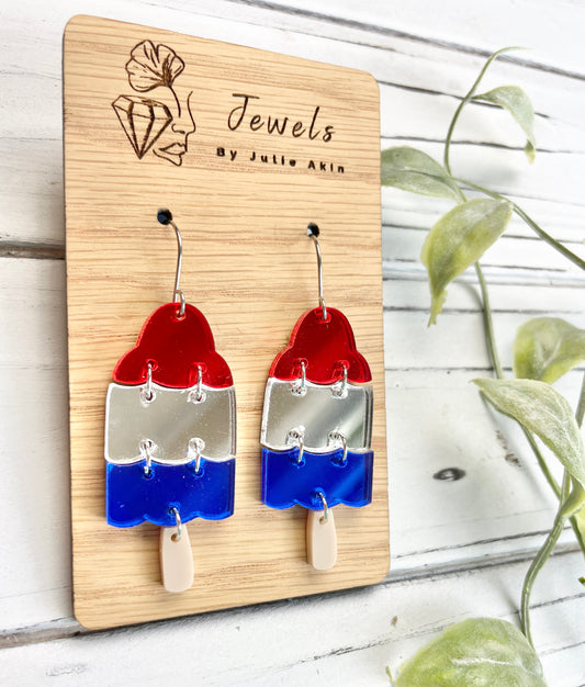 Bomb Pop Acrylic Dangles