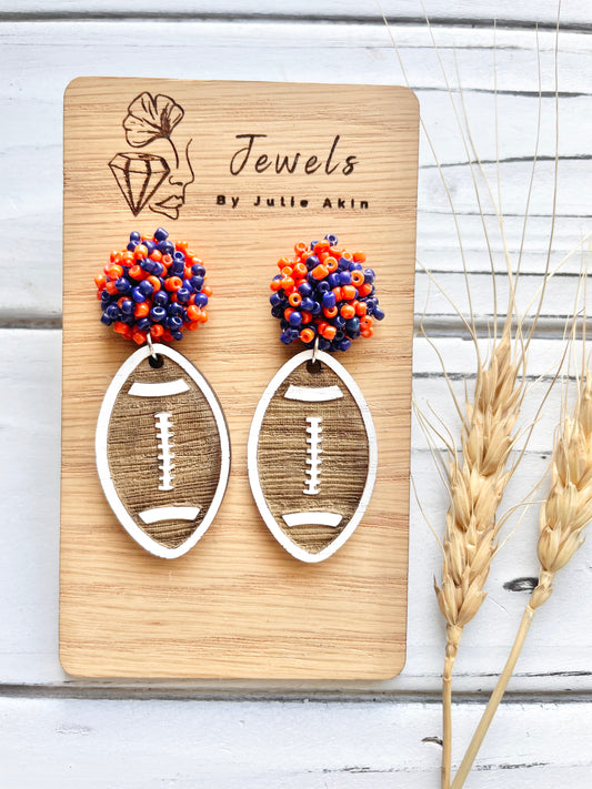 Auburn Football Earrings