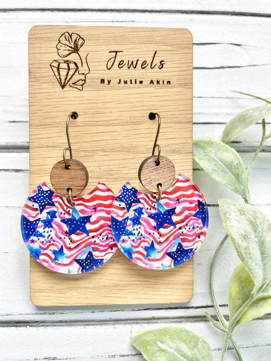 Vintage Stars & Stripes Acrylic Sophias