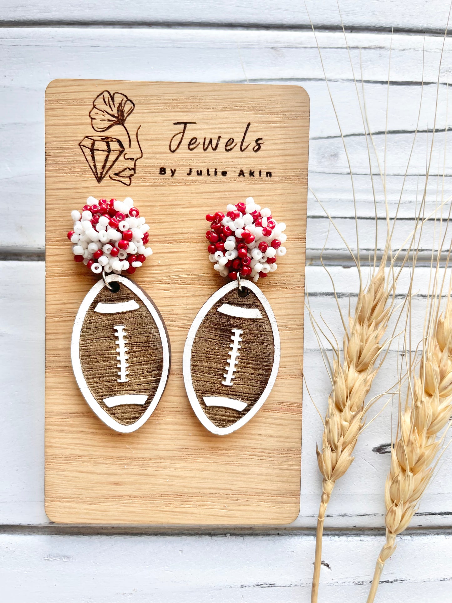 Alabama Football Earrings